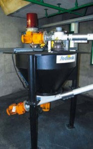 Power activated carbon feed system