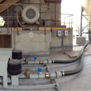 Dual blowers pneumatic transfer