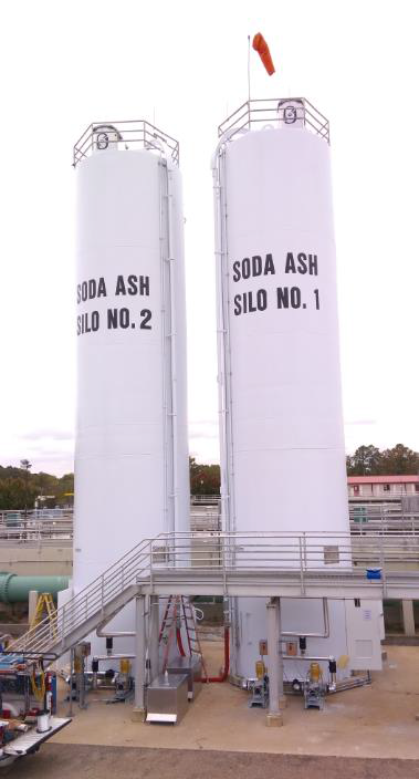 City of Jackson Soda ash silo retrofit